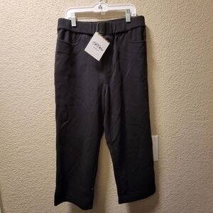 NWT Bob Makie Pull On Crop Pants, Black Size XS